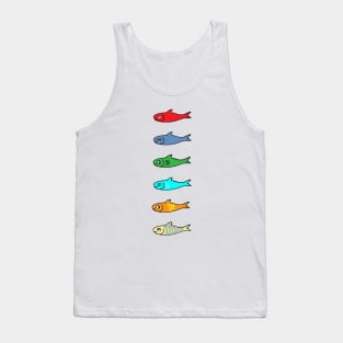 A nice school of fish Tank Top